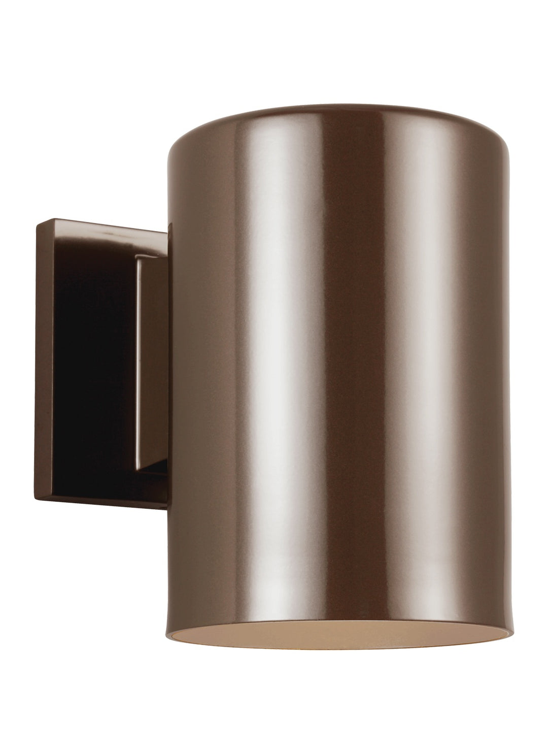 Outdoor Cylinders One Light Outdoor Wall Lantern in Bronze - available from The Lighting Shoppe, trusted by Canadian homeowners