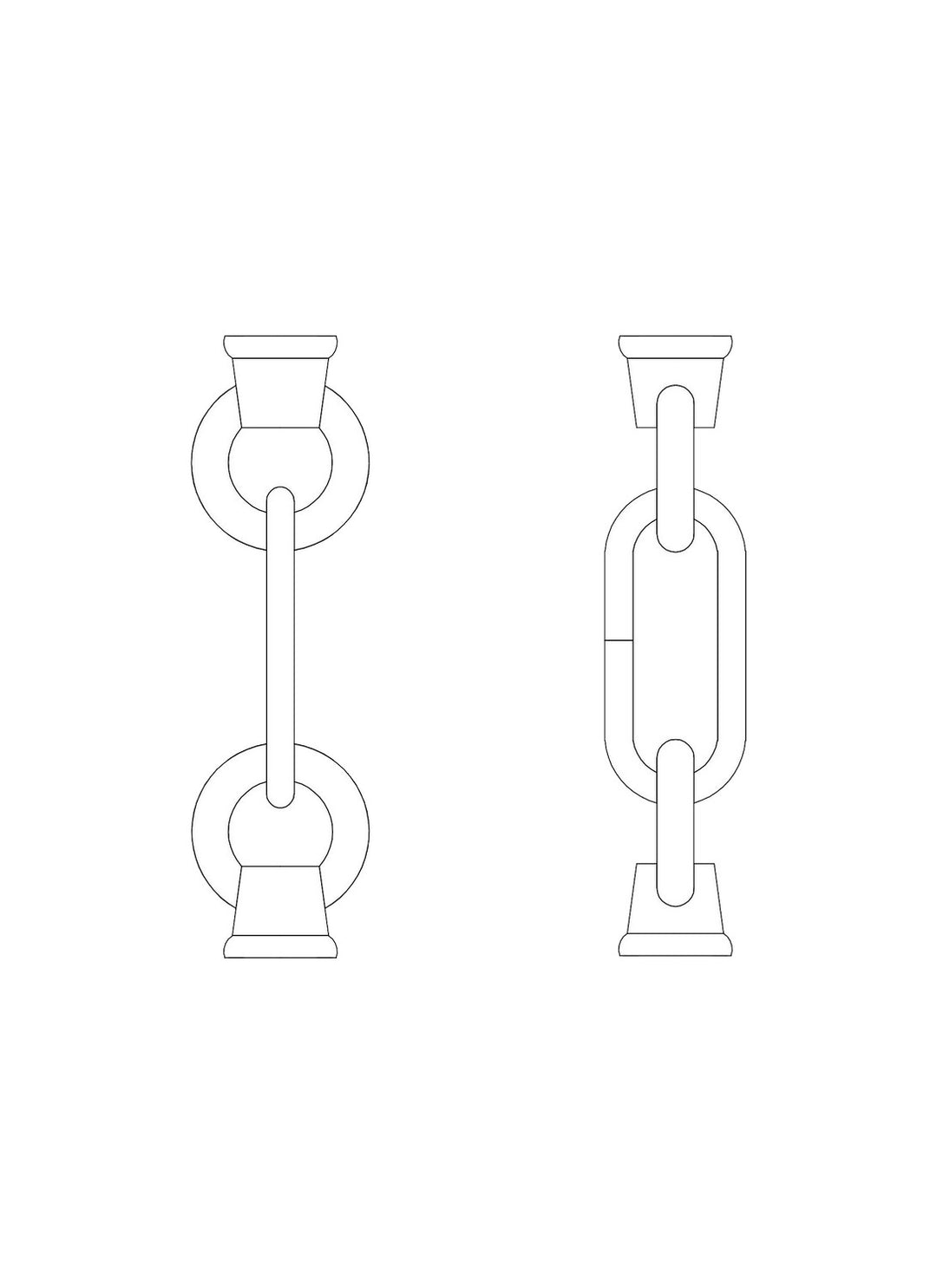 Generation Lighting Canada - 9122-05 - Link and Loop - Replacement Chain - Chrome