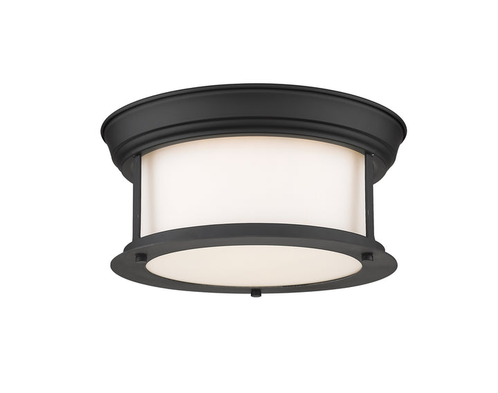 Z-Lite Canada - 2011F10-MB - Two Light Flush Mount - Sonna - Matte Black
