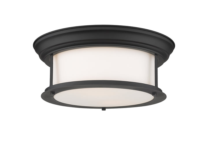 Z-Lite Canada - 2011F13-MB - Two Light Flush Mount - Sonna - Matte Black