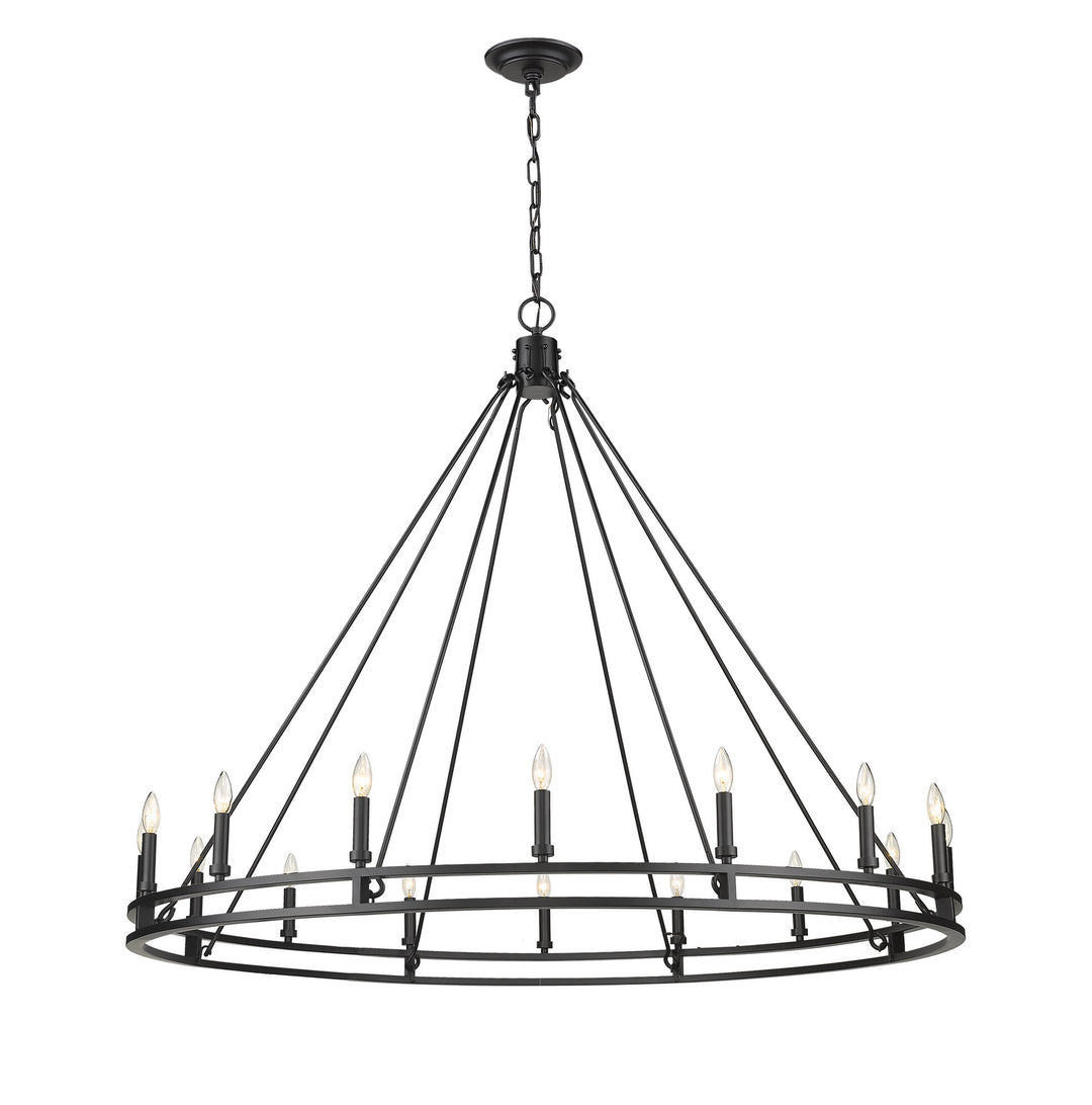 Z-Lite Canada - 4005-16MB - 16 Light Chandelier - Dennison - Matte Black