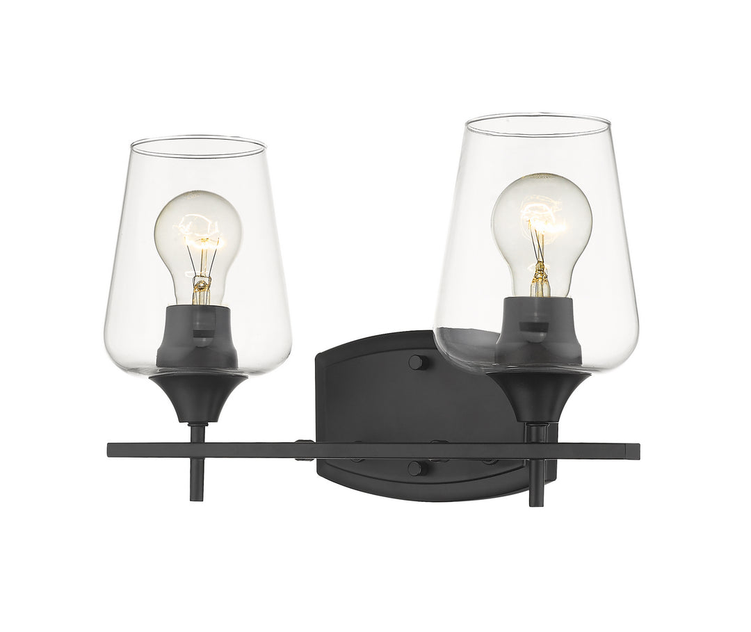 Z-Lite Canada - 473-2V-MB - Two Light Vanity - Joliet - Matte Black
