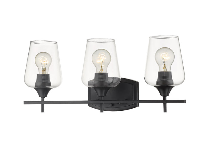 Z-Lite Canada - 473-3V-MB - Three Light Vanity - Joliet - Matte Black
