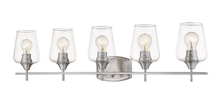 Z-Lite Canada - 473-5V-BN - Five Light Vanity - Joliet - Brushed Nickel