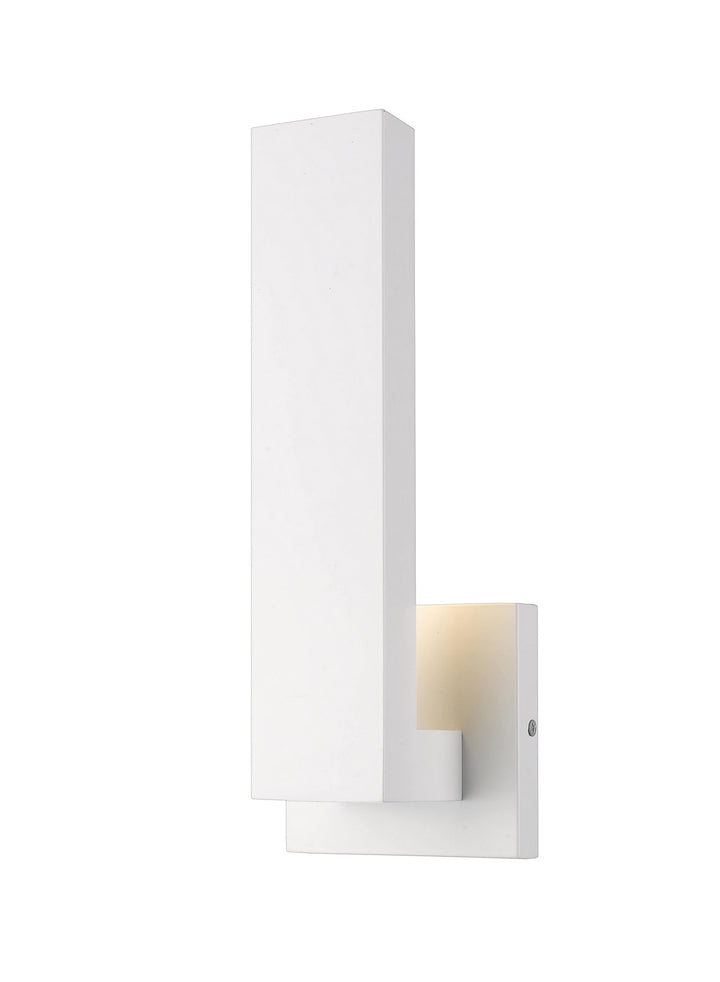 Edge LED Outdoor Wall Mount in White - available from The Lighting Shoppe, trusted by Canadian homeowners