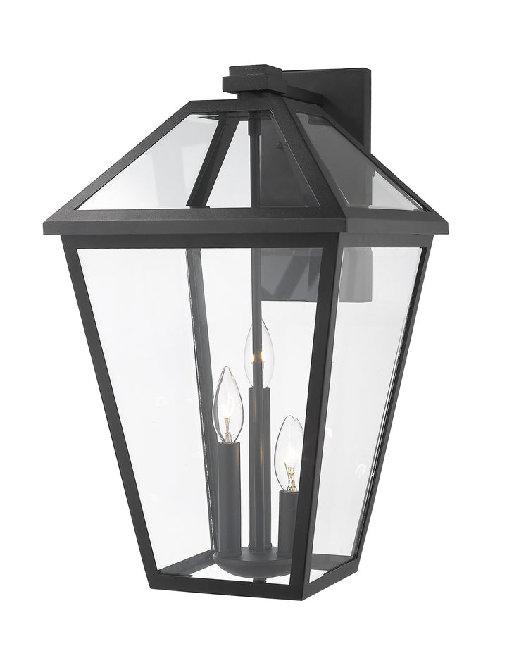Z-Lite Canada - 579B-BK - Three Light Outdoor Wall Light - Talbot - Black