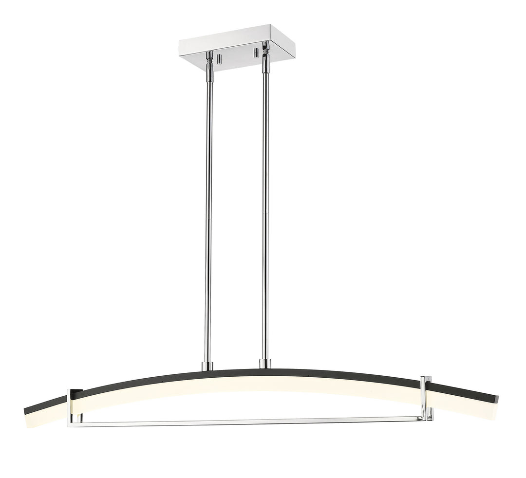 Arc LED Linear Chandelier in Chrome - available from The Lighting Shoppe, trusted by Canadian homeowners