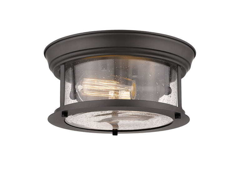 Sonna Two Light Flush Mount in Bronze - available from The Lighting Shoppe, trusted by Canadian homeowners