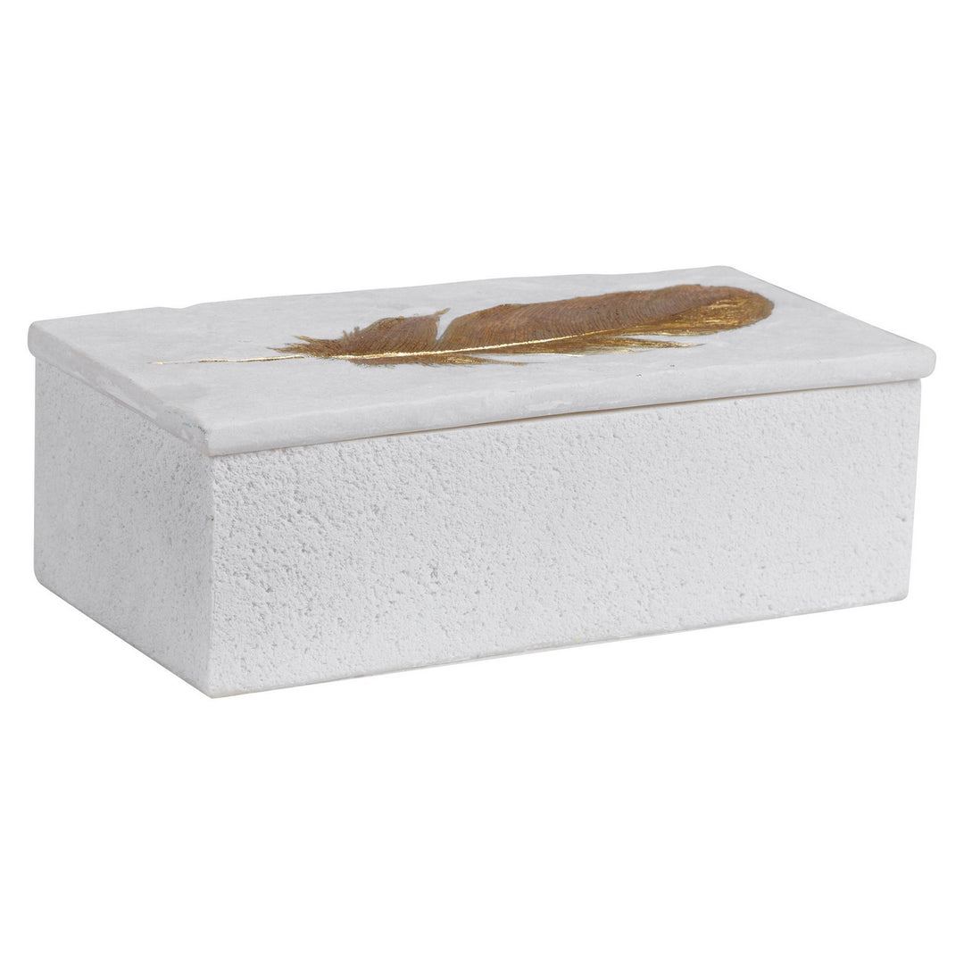 Nephele Box in Aged White - available from The Lighting Shoppe, trusted by Canadian homeowners