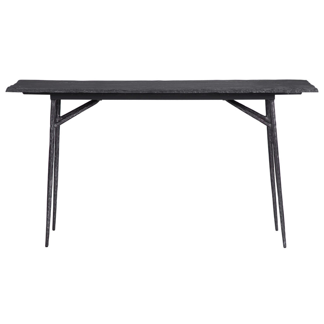 Kaduna Console Table in Aged Black - available from The Lighting Shoppe, trusted by Canadian homeowners