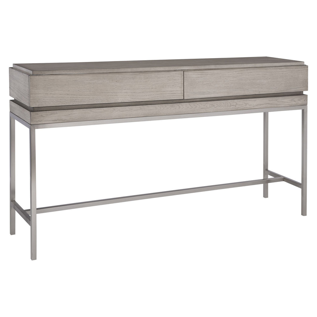 Kamala Console Table in Stainless Steel - available from The Lighting Shoppe, trusted by Canadian homeowners