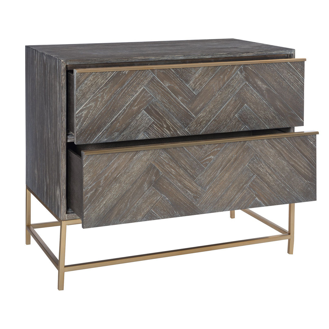 Armistead Drawer Chest in Brushed Brass - available from The Lighting Shoppe, trusted by Canadian homeowners