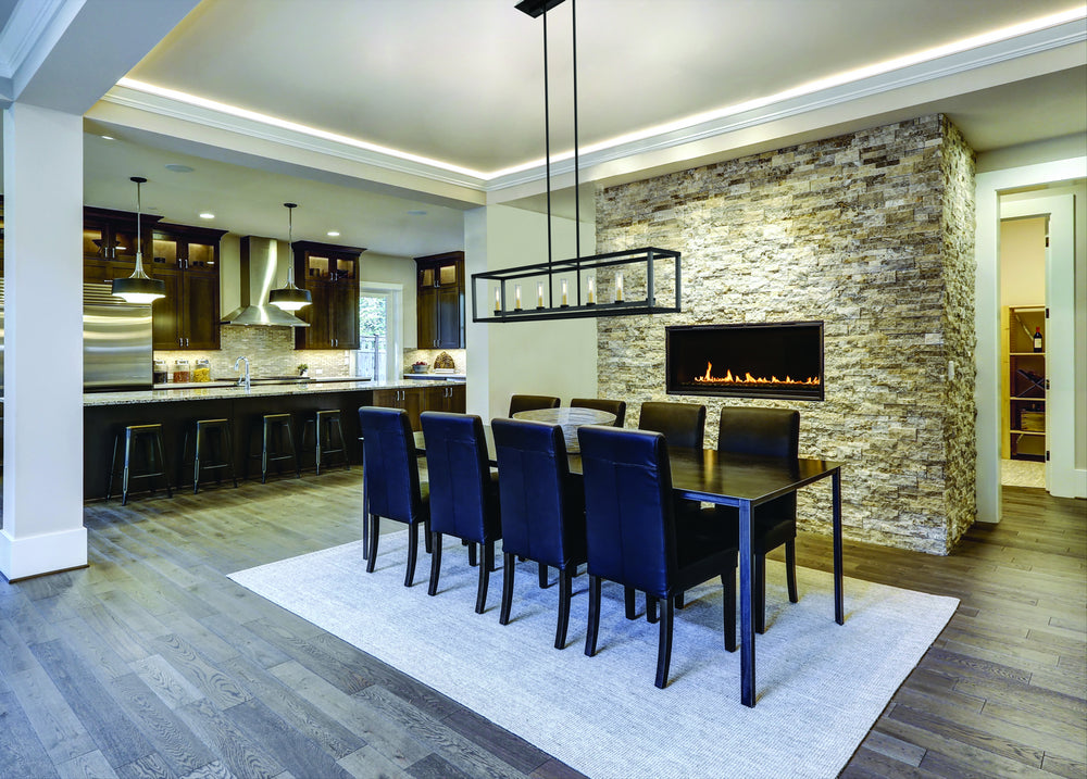 DVI Canada - DVP28104MF/GR-CL - Seven Light Linear Pendant - Sambre - Multiple Finishes And Graphite w/Clear Glass