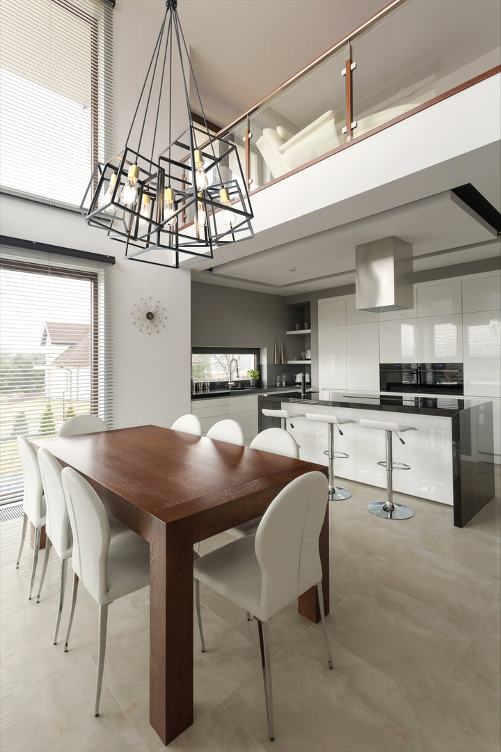 DVI Canada - DVP29057MF+EB - Seven Light Pendant - Cape Breton - Multiple Finishes And Ebony