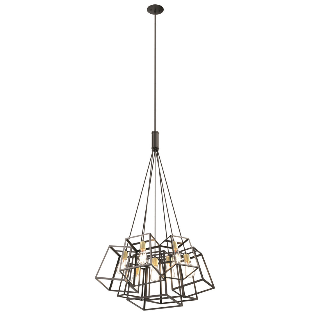DVI Canada - DVP29057MF+EB - Seven Light Pendant - Cape Breton - Multiple Finishes And Ebony