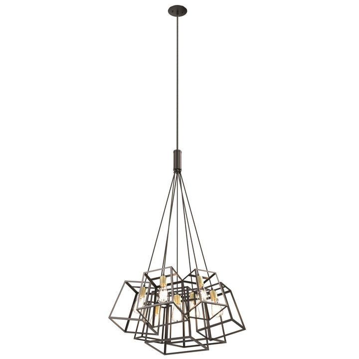 DVI Canada - DVP29057MF+EB - Seven Light Pendant - Cape Breton - Multiple Finishes And Ebony