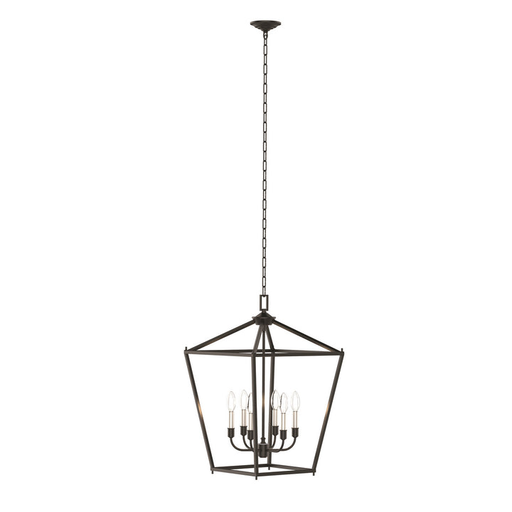 DVI Canada - DVP30148MF+GR - Six Light Foyer Pendant - Lundy'S Lane - Multiple Finishes And Graphite