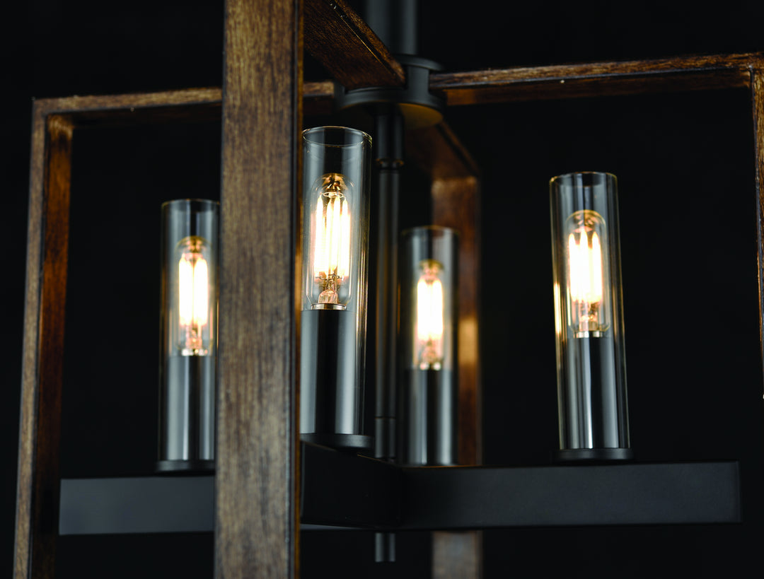 DVI Canada - DVP30211GR+IW-CL - Four Light Semi-Flush Mount - Blairmore - Ironwood On Metal And Graphite