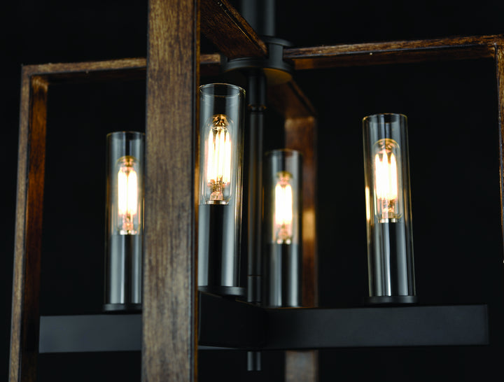 DVI Canada - DVP30211GR+IW-CL - Four Light Semi-Flush Mount - Blairmore - Ironwood On Metal And Graphite