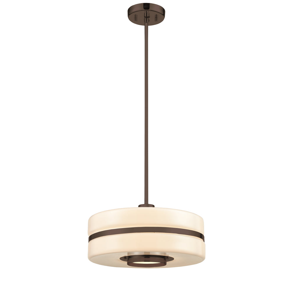 DVI Canada - DVP31610GR-TO - One Light Pendant - Orchestra - Graphite w/True Opal Glass