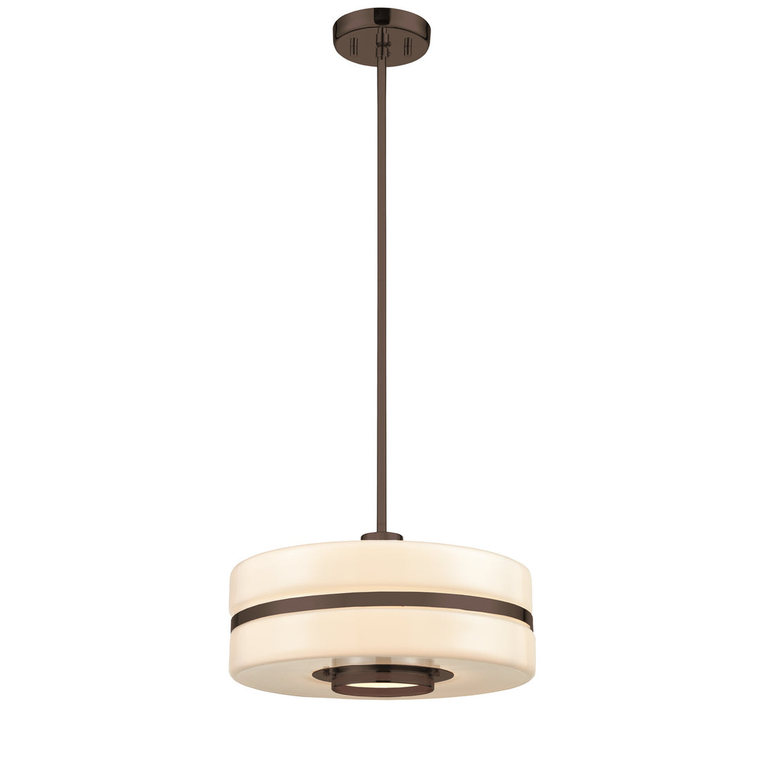 DVI Canada - DVP31610GR-TO - One Light Pendant - Orchestra - Graphite w/True Opal Glass