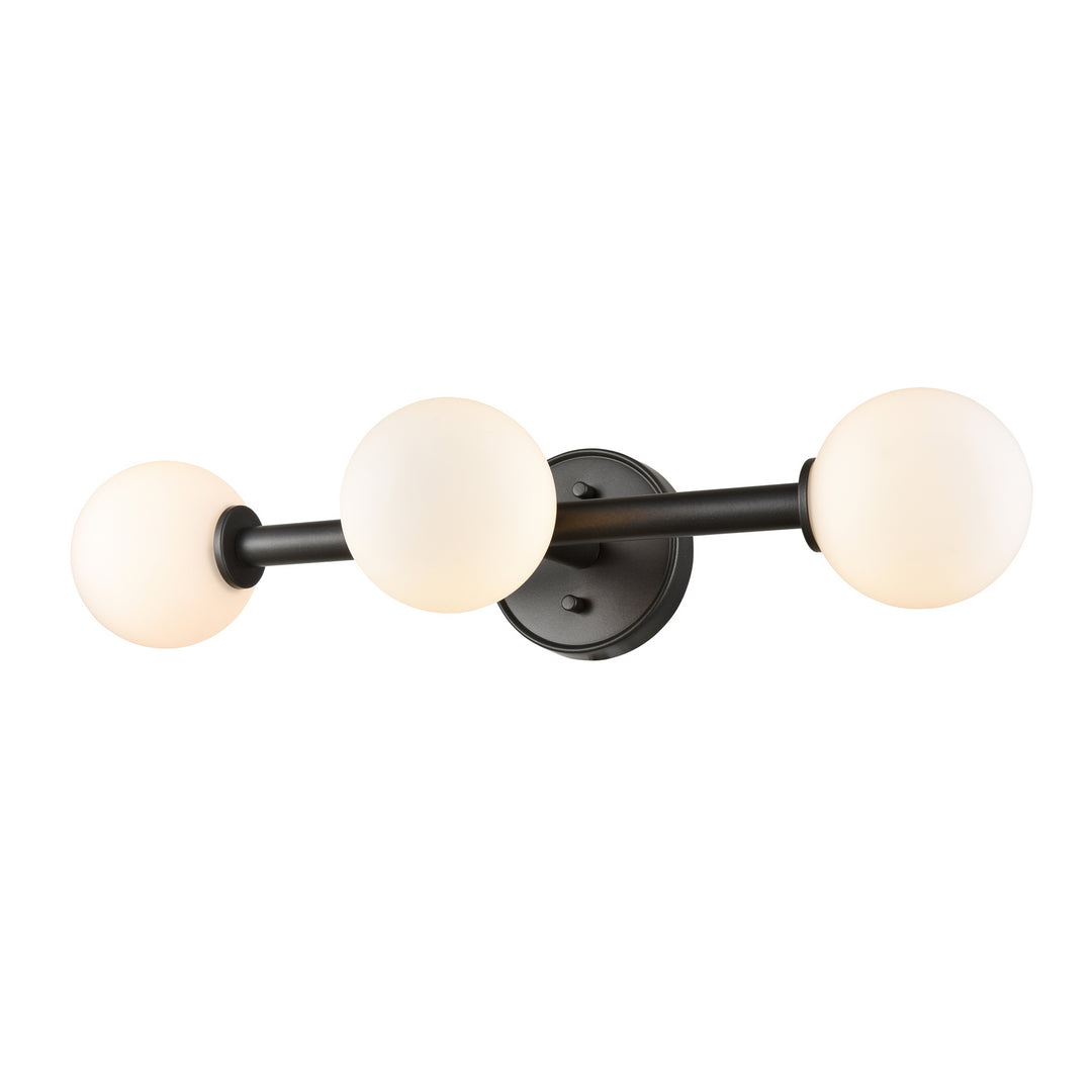DVI Canada - DVP34523GR-OP - Three Light Vanity - Alouette - Graphite w/Half Opal Glass