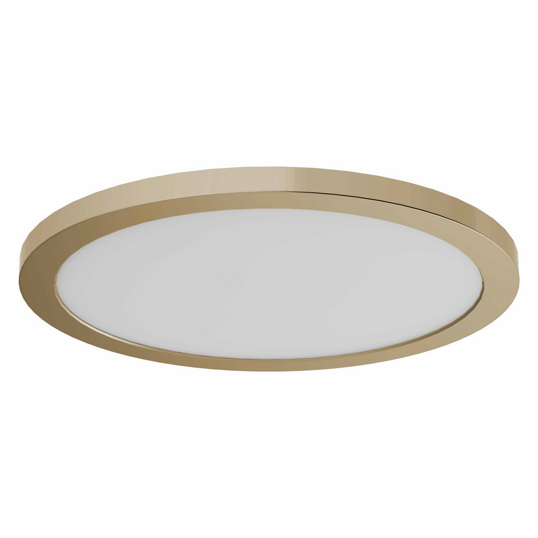 Avro LED Wall / Flush Mount in Brass (4000K) - available from The Lighting Shoppe, trusted by Canadian homeowners