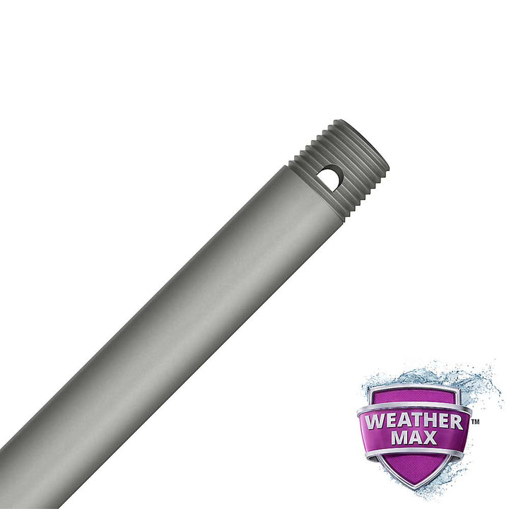 Matte Silver All-Weather Downrod Hunter Fan Canada