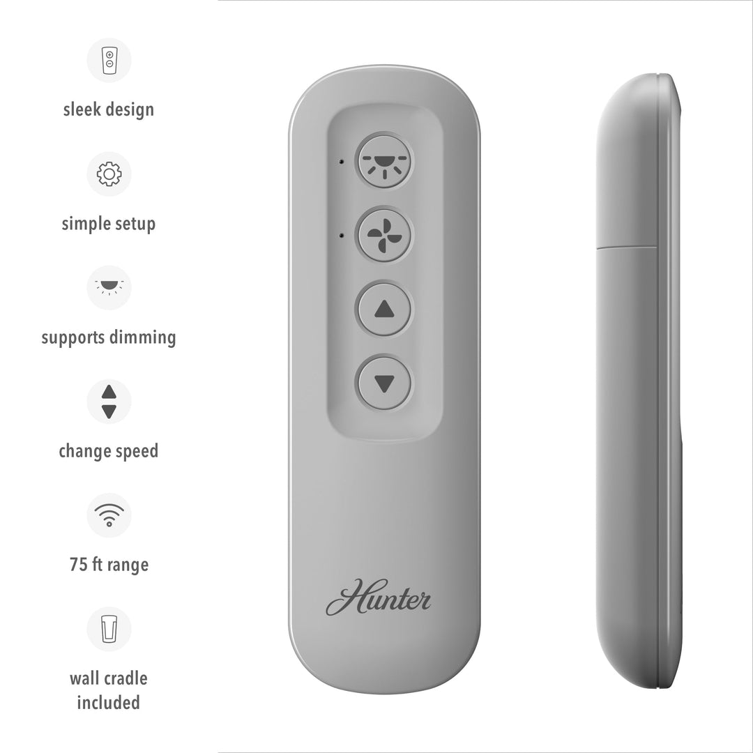 Universal Fan-Light Remote Control with Receiver Hunter Fan Canada