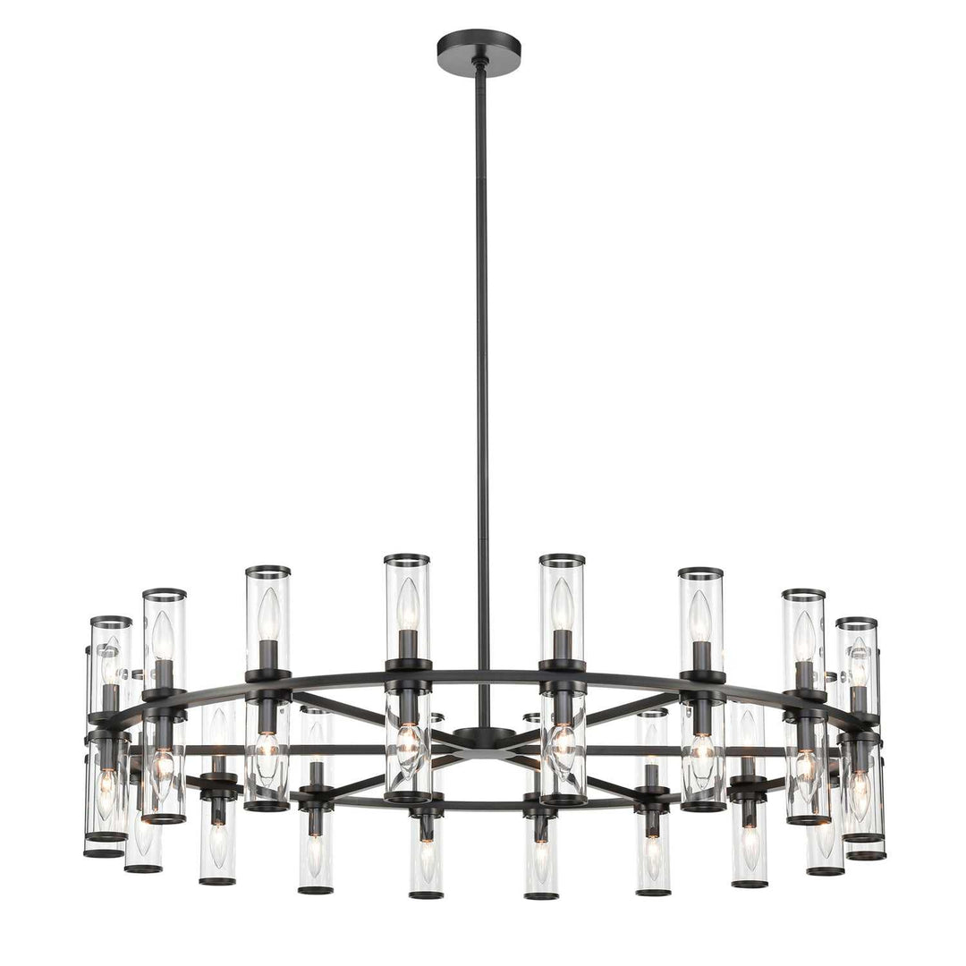 Alora Canada - CH309036UBCG - 36 Light Chandelier - Revolve - Clear Glass/Urban Bronze