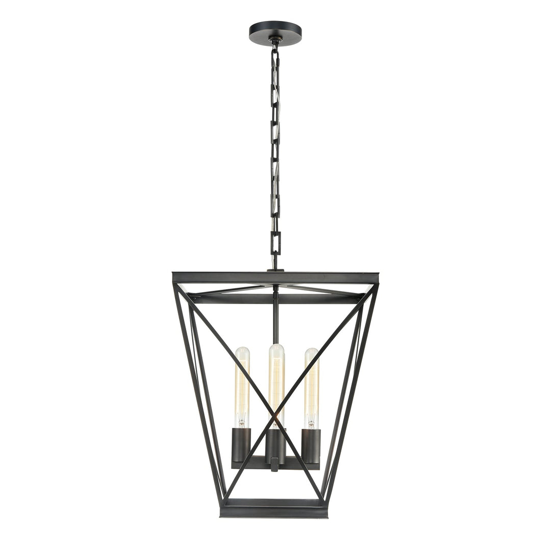 Alora Canada - PD309616UB - Four Light Pendant - Lattice - Urban Bronze