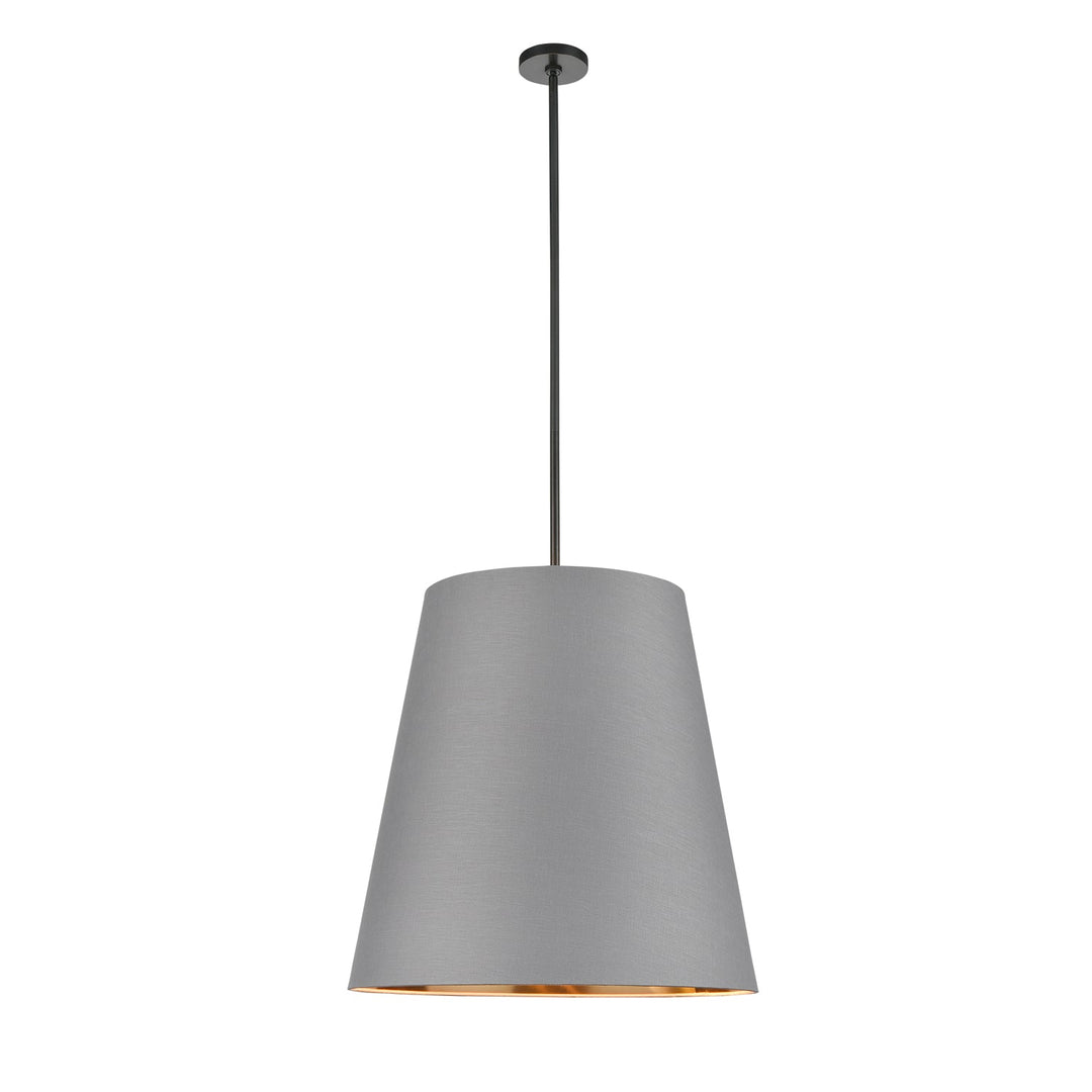 Alora Canada - PD311025UBGG - Three Light Pendant - Calor - Gray Linen With Gold Parchment/Urban Bronze