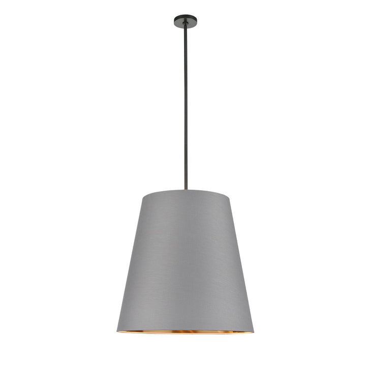 Alora Canada - PD311025UBGG - Three Light Pendant - Calor - Gray Linen With Gold Parchment/Urban Bronze