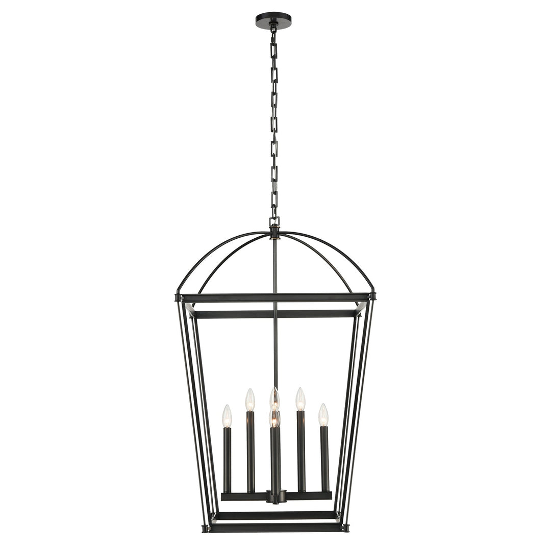 Alora Canada - PD312224UB - Eight Light Foyer Pendant - Manor - Urban Bronze