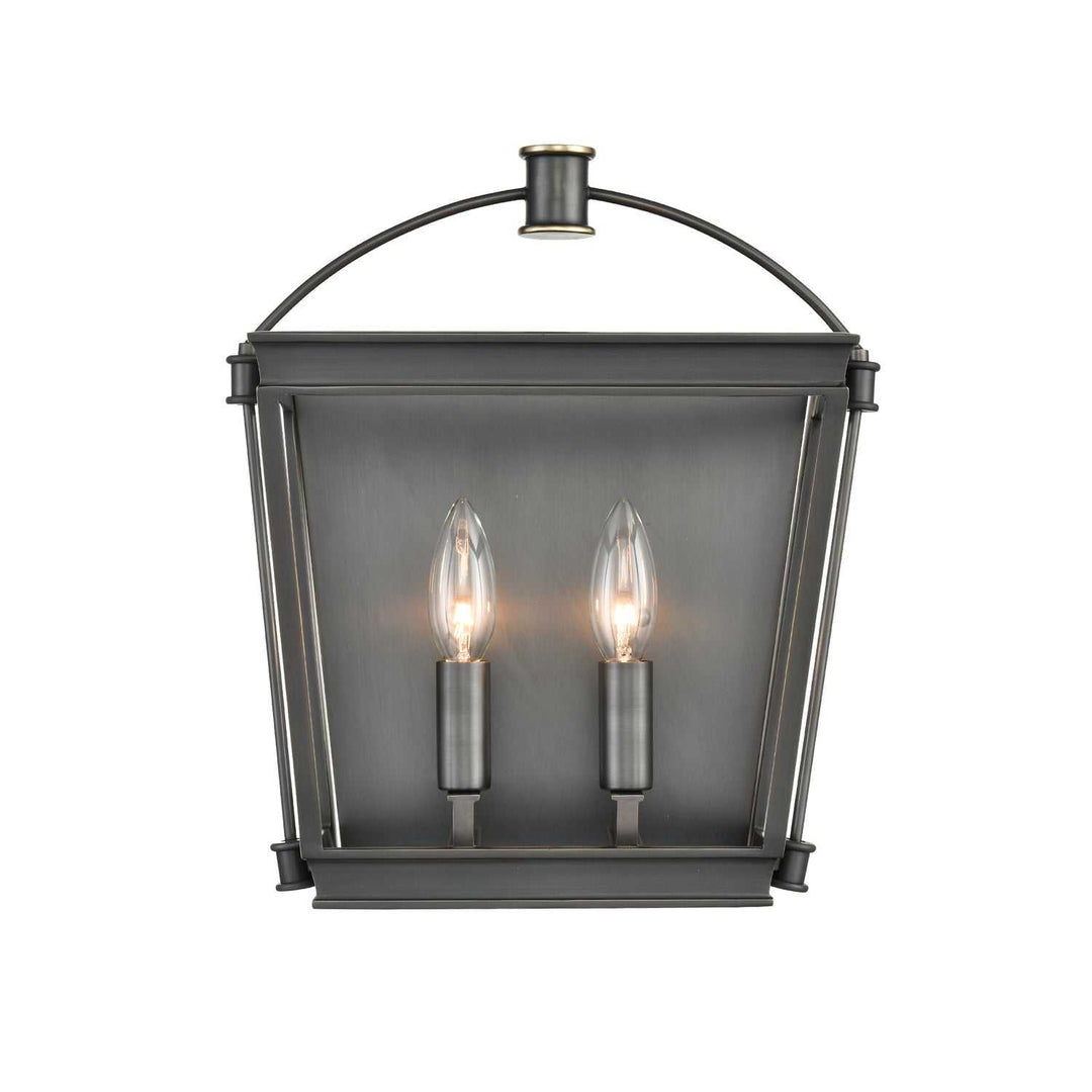 Manor Two Light Bathroom Fixture in Urban Bronze Alora Canada