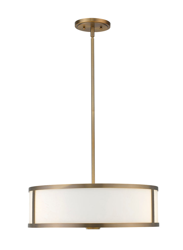 Panderio 3-Light 20" Nickel Pendant By Mirage Lighting Mirage Lighting Group