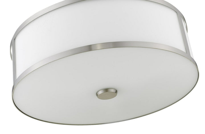 Pandeiro 3-Light 20" Nickel Pendant By Mirage Lighting