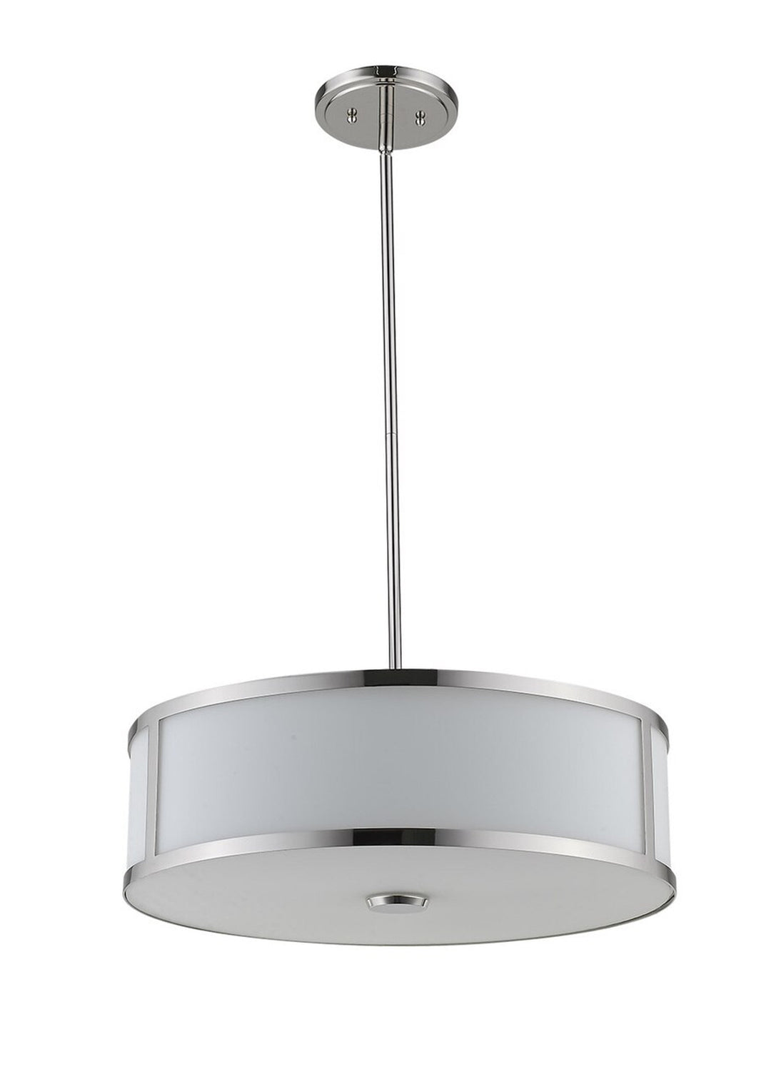 Panderio 3-Light 20" Nickel Pendant By Mirage Lighting Mirage Lighting Group