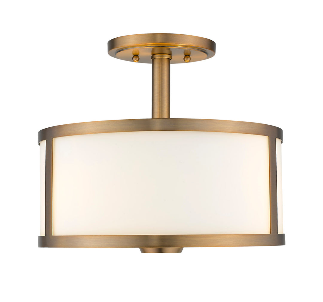Panderio 3-Light 13" Semi Flush Mount By Mirage Lighting