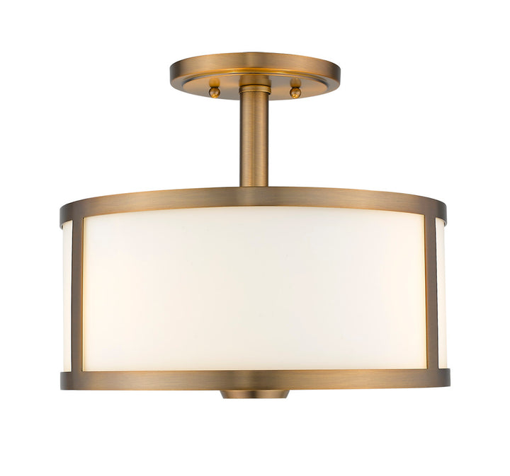 Panderio 3-Light 13" Semi Flush Mount By Mirage Lighting