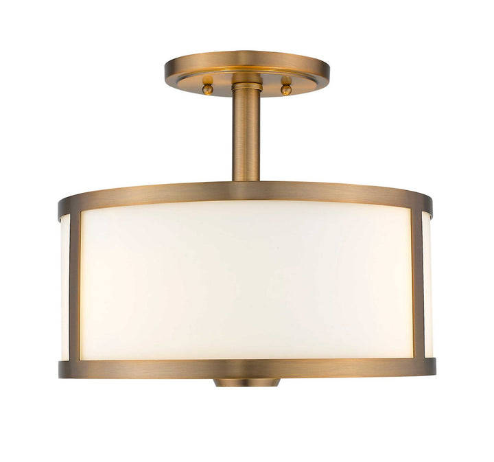 Panderio 3-Light 13" Semi Flush Mount By Mirage Lighting Mirage Lighting Group