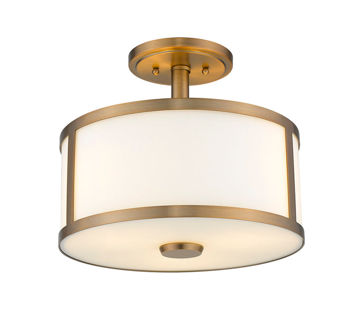 Panderio 3-Light 13" Semi Flush Mount By Mirage Lighting