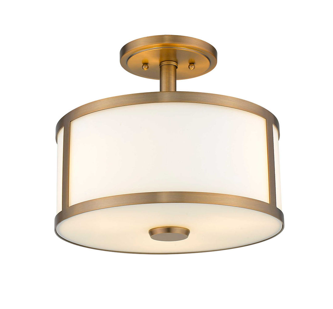 Panderio 3-Light 13" Semi Flush Mount By Mirage Lighting Mirage Lighting Group