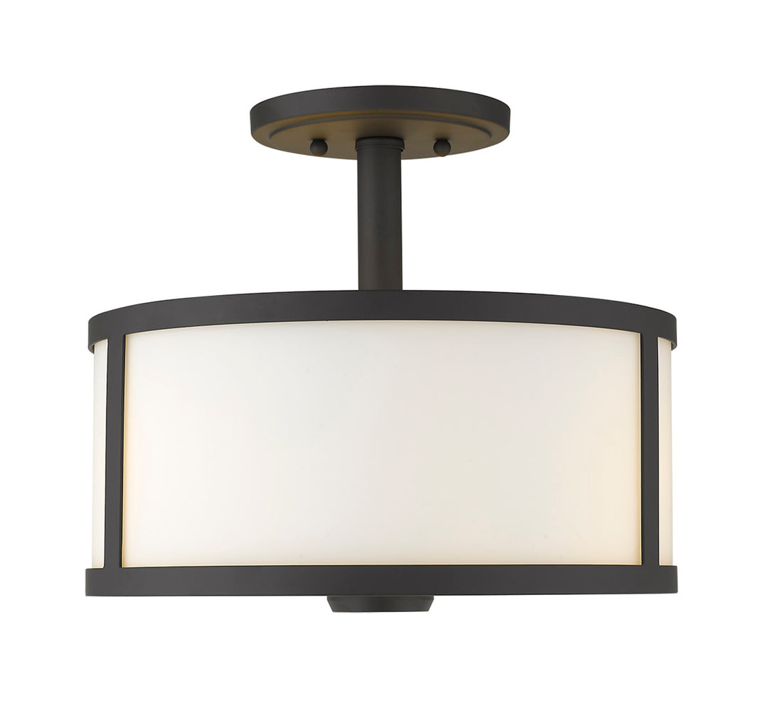 Panderio 3-Light 13" Semi Flush Mount By Mirage Lighting