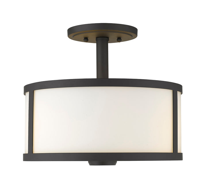 Panderio 3-Light 13" Semi Flush Mount By Mirage Lighting