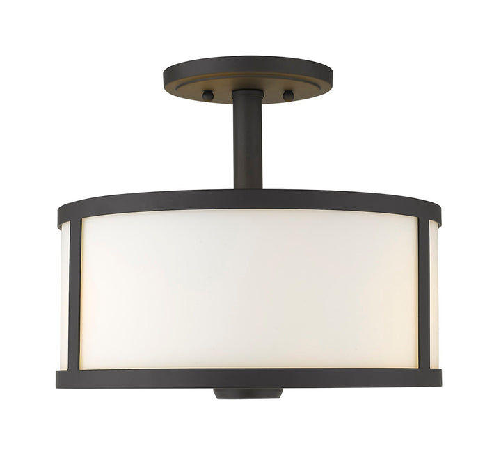 Panderio 3-Light 13" Semi Flush Mount By Mirage Lighting Mirage Lighting Group