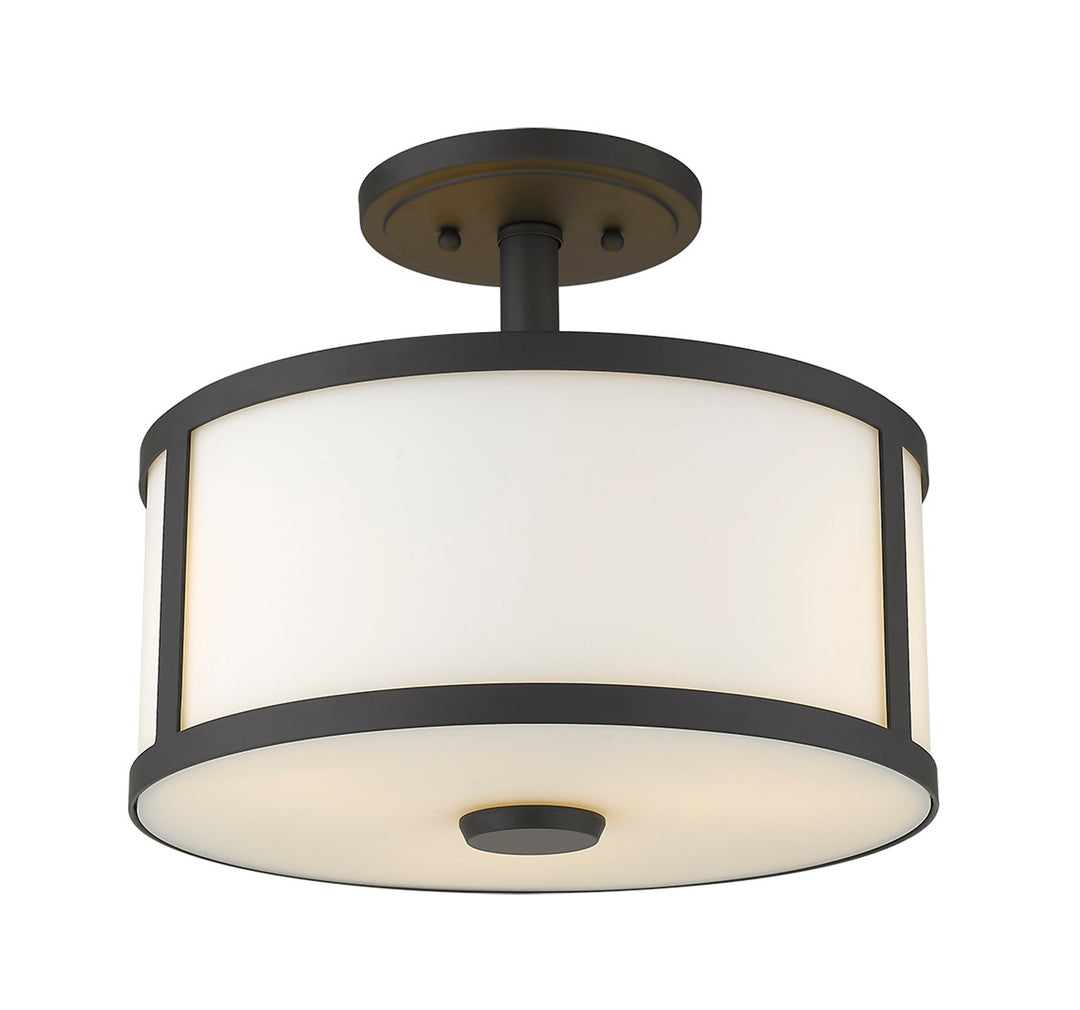 Panderio 3-Light 13" Semi Flush Mount By Mirage Lighting - available from The Lighting Shoppe, trusted by Canadian homeowners