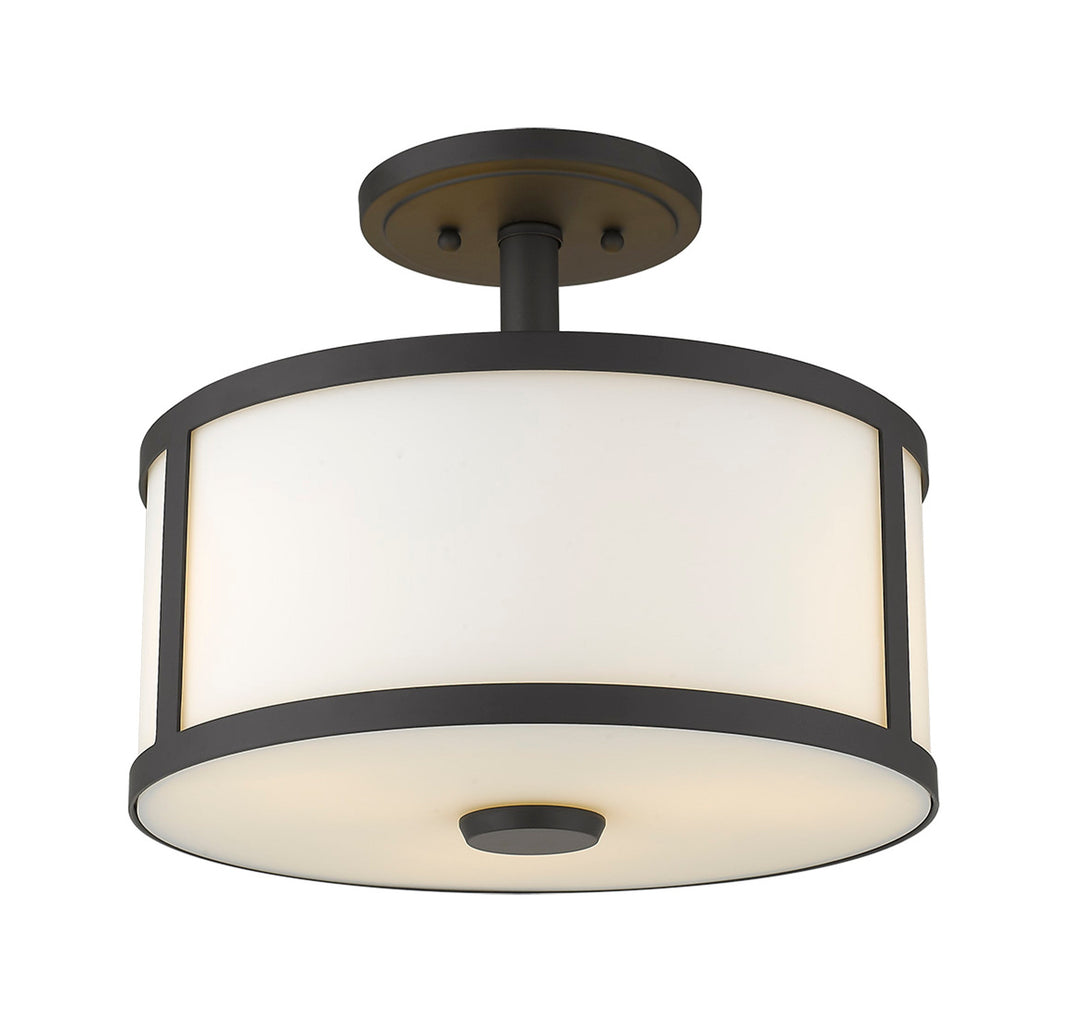 Panderio 3-Light 13" Semi Flush Mount By Mirage Lighting Mirage Lighting Group