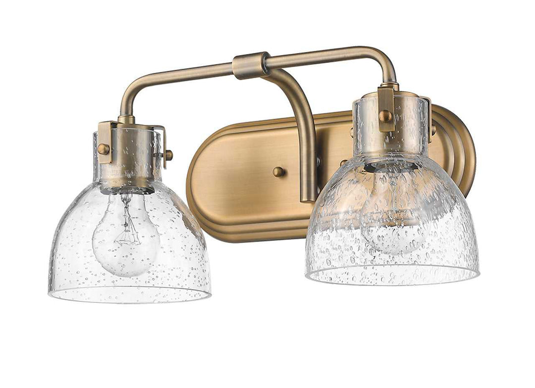 Aston 2-Light Bathroom Vanity Light By Mirage Lighting - available from The Lighting Shoppe, trusted by Canadian homeowners