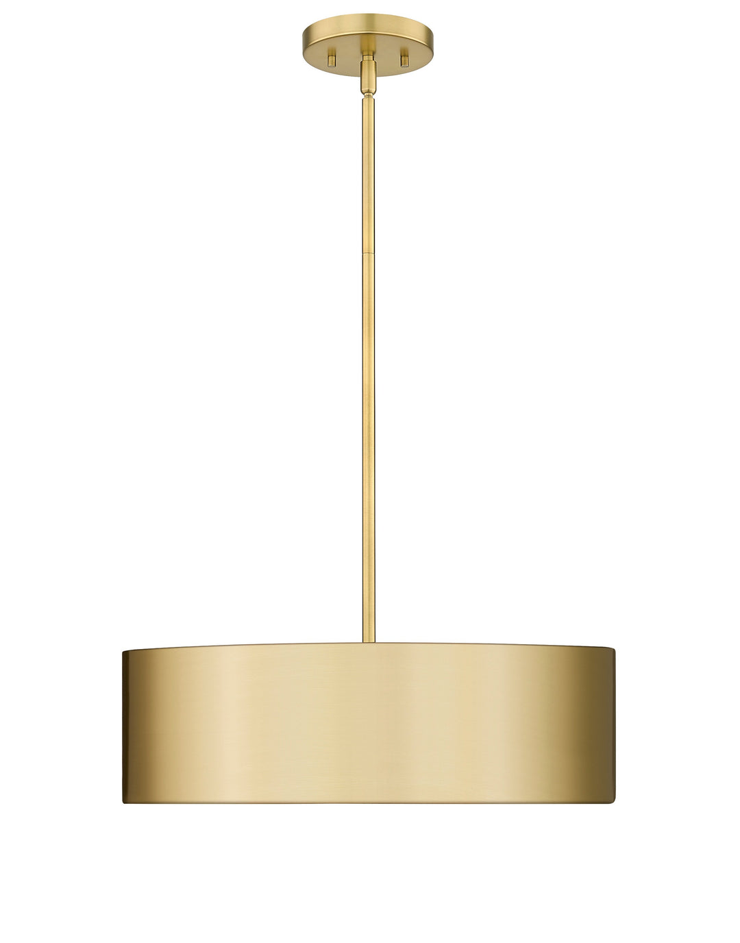 Piston 3-Light Polished Nickel Pendant Spanish Alabaster Stone Diffuser Modition Lighting